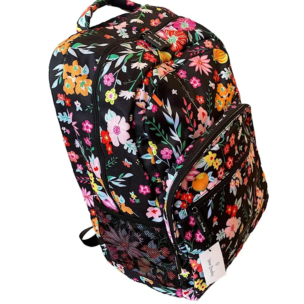 HP 🥳 🆕 VERA BRADLEY  | TANGERINE TWIST LIGHTEN UP ESSENTIAL LARGE BACKPACK